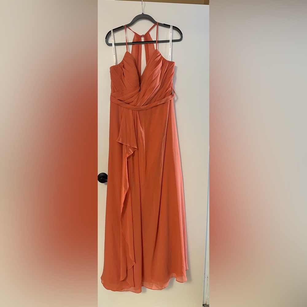 NWT Azazie Dawn Bridesmaid Dress in Mai Tai, Floor-Length - Never worn